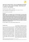 Research paper thumbnail of Return Migration and Entrepreneurship in Ghana and C�te D'Ivoire: The Role of Capital Transfers