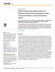 Research paper thumbnail of Polarity-Dependent Misperception of Subjective Visual Vertical during and after Transcranial Direct Current Stimulation (tDCS)