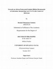 Research paper thumbnail of Towards an African Pentecostal feminist biblical hermeneutic of liberation : interpreting Acts 2:1-47 in the context of Botswana