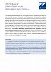 Research paper thumbnail of Thematic briefing #4 - Regulatory issues from the California debate Analysis of Proposition 22