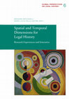 Research paper thumbnail of Spatial and Temporal Dimensions for Legal History