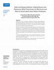 Research paper thumbnail of Roles and Responsibilities: Asking Nurses and Physicians What They Know, Do Not Know and Want to Know about the Other's Profession