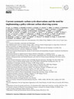 Research paper thumbnail of Current systematic carbon-cycle observations and the need for implementing a policy-relevant carbon observing system