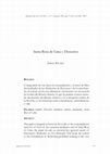 Research paper thumbnail of Santa Rosa de Lima y Descartes