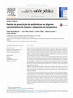 Research paper thumbnail of Padrão de prescrição de antibióticos no Algarve: características do doente e dispersão da terapêutica