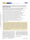 Research paper thumbnail of Supporting the Growth and Impact of the Chemistry-Education-Research Community