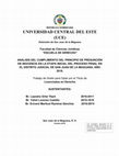 Research paper thumbnail of Tesis en análisis al principio de presunción de Inocencia