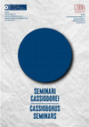 Research paper thumbnail of SEMINARI CASSIODOREI - CASSIODORUS SEMINARS - Istituto Italiano per la Storia Antica 30 Apr. - 22 Oct. 2021