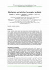 Research paper thumbnail of Mechanism and activity of a complex landslide