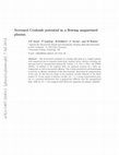 Research paper thumbnail of Screened Coulomb potential in a flowing magnetized plasma