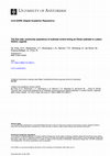 Research paper thumbnail of The first mile: community experience of outbreak control during an Ebola outbreak in Luwero District, Uganda