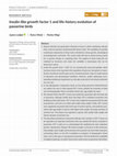 Research paper thumbnail of Insulin-like growth factor 1 and life-history evolution of passerine birds