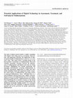 Research paper thumbnail of Potential Applications of Digital Technology in Assessment, Treatment, and Self-help for Hallucinations