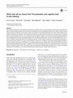 Research paper thumbnail of Which task will we choose first? Precrastination and cognitive load in task ordering