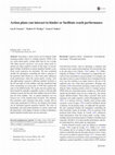 Research paper thumbnail of Action plans can interact to hinder or facilitate reach performance