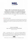 Research paper thumbnail of Évaluer l’effet de professionnels dans une activité collaborative au service de l’accompagnement de l’orientation des étudiants. Une entrée en animatique des groupes par l’étude des conflits socio-cognitifs