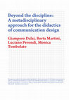 Research paper thumbnail of Beyond the discipline : A metadisciplinary approach for the didactics of communication design