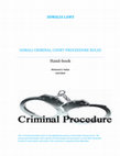 Research paper thumbnail of SOMALI CRIMINAL COURT PROCEEDURE