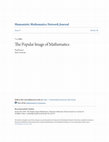 Research paper thumbnail of The Popular Image of Mathematics