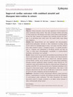 Research paper thumbnail of Improved cardiac outcomes with combined atenolol and diazepam intervention in seizure