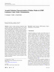 Research paper thumbnail of Acoustic emission characterization of failure modes in composites with ANN