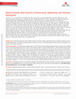 Research paper thumbnail of Shared Genetic Risk Factors of Intracranial, Abdominal, and Thoracic Aneurysms