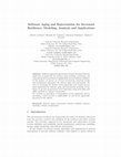 Research paper thumbnail of Software Aging and Rejuvenation for Increased Resilience: Modeling, Analysis and Applications