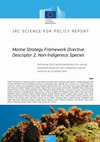 Research paper thumbnail of Marine Strategy Framework Directive-Descriptor 2, Non-Indigenous Species, Delivering solid recommendations for setting threshold values for non-indigenous species pressure on European seas