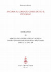 Research paper thumbnail of Ancora su Lorenzo Ciardi detto il Pittorino