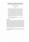 Research paper thumbnail of (2020) Postcolonial Turns in Indian Political Theorising: The Contributions and Imaginaries of Sudipta Kaviraj , Indian Anthropologist, 50(1): 93-109