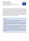 Research paper thumbnail of Thematic Briefing #5 -  Analysis of the UK decision against Uber and its repercussions