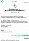 Research paper thumbnail of Seminario Uomini, spazi, reti.  Recenti studi sulla Monarchia Spagnola, online 13 maggio 2021.