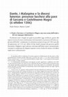 Research paper thumbnail of "Dante, i Malaspina e la diocesi lunense: presenze lucchesi alla pace di Sarzana e Castelnuovo Magra (6 ottobre 1306)", in Dante e la Toscana occidentale: tra Lucca e Sarzana (1306-1308), Atti del Convegno, Pisa, PUP, 2021 (in coll. con P. Pontari)