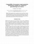 Research paper thumbnail of Compatibility of non-generic supersymmetries and geometric duality for a subclass of generalized pp-wave metrics