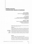 Research paper thumbnail of Building memories: commemorative deposits at Çatalhöyük