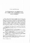 Research paper thumbnail of Le ὀφημίαρχος de Kérinthos en Eubée. Une interprétation linguistique