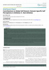 Research paper thumbnail of Contributions to Global Self-Esteem: Domain Specific Self Perceptions in Athletes Vs. Non-Athletes