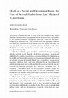 Research paper thumbnail of 'Death as a Social and Devotional Event. The Case of Several Guilds from Late Medieval Transylvania