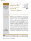 Research paper thumbnail of Online Service Quality Determinants and E-trust in Internet Shopping: A Psychometric Approach