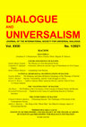 Research paper thumbnail of Dialogue and Universalism. Journal is Published three times a year by INSTITUTE OF PHILOSOPHY AND SOCIOLOGY OF THE POLISH ACADEMY OF SCIENCES and PHILOSOPHY FOR DIALOGUE FOUNDATION