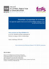 Research paper thumbnail of Sémantique et pragmatique de la musique. Une approche cognitive basée sur le travail de Philippe Schlenker et sur les oeuvres de Franz Liszt