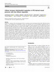 Research paper thumbnail of Lithium increases mitochondrial respiration in iPSC-derived neural precursor cells from lithium responders