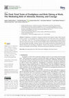 Research paper thumbnail of The Dark Triad Traits of Firefighters and Risk-Taking at Work. The Mediating Role of Altruism, Honesty, and Courage