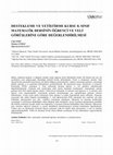 Research paper thumbnail of DESTEKLEME VE YETİŞTİRME KURSU 8. SINIF MATEMATİK DERSİNİN ÖĞRENCİ VE VELİ GÖRÜŞLERİNE GÖRE DEĞERLENDİRİLMESİ