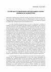 Research paper thumbnail of La lutte pour la régularisation des sans-papiers comme résistance au racisme d’Etat