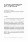 Research paper thumbnail of From riffraff despotism to starched collar democracy: a history of the concept of democracy in Brazil (1770-1870)