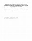 Research paper thumbnail of ASSESSMENT MONITORING OF LAND USE AND LAND COVER CHANGES ANALYSIS USING REMOTE SENSING AND GIS -A CASE STUDY OF PENAMPANG, SABAH