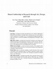 Research paper thumbnail of Shared Authorship in Research through Art, Design, and Craft