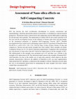 Research paper thumbnail of Assessment of Nano silica effects on Self-Compacting Concrete