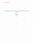 Research paper thumbnail of Public spending on education and external public debt